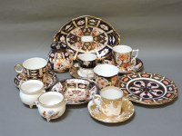 Lot 216 - A collection of Royal Crown Derby tea wares