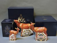 Lot 200 - A Royal Crown Derby porcelain Connaught House Sherwood Collection of paperweights