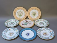 Lot 224 - A pair of mid 19th century Minton porcelain plates