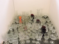 Lot 198 - A quantity of 19th century and later drinking glasses