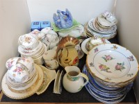 Lot 182 - A Royal Crown Derby 'Derby Posies' part teaset