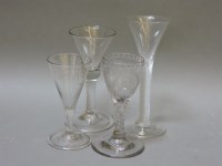 Lot 94 - A James Giles style cut glass wine glass