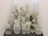 Lot 225 - A collection of 18th century and later glass decanters