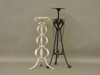 Lot 493 - A 19th century cast iron plant stand