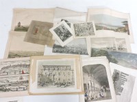 Lot 247 - An 18th/19th century collection of topographical prints