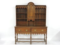 Lot 388 - A 19th century Dutch oak dresser