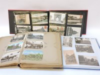 Lot 59 - Three postcard albums of assorted postcards