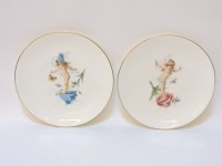Lot 90 - A pair of Minton porcelain plates