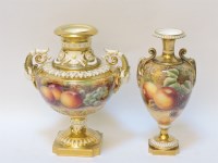 Lot 159 - A Royal Worcester porcelain vase