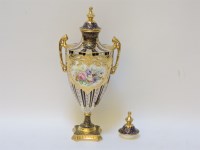 Lot 167 - A Lynton porcelain company urn and cover