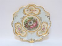 Lot 177 - A porcelain plate