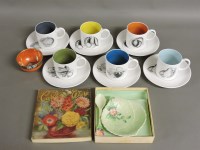 Lot 162 - Six Susie Cooper coffee cans and saucers