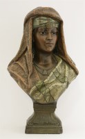 Lot 106 - A terracotta bust of an Arab girl