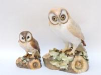 Lot 125 - A Royal Crown Derby porcelain model of a barn owl
