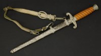 Lot 96 - A WWII Nazi German officer's dagger