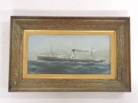 Lot 373 - H Crane (late 19th century)
SS THISTLE BAN
Gouache
14 x 29cm