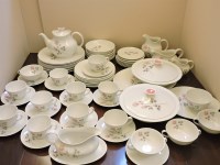 Lot 230 - A Royal Doulton 'Pillar Rose' dinner and tea service