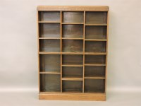 Lot 432 - A 1920/30s oak open bookcase