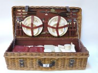 Lot 330 - An Asprey Brexton Collection wicker picnic hamper