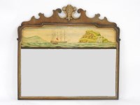 Lot 403A - A Titchmarsh & Goodwin Georgian style and painted fret frame wall mirror