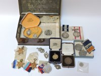 Lot 92 - A group of Great War and later medals