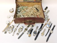 Lot 115 - A large quantity of costume jewellery and watches