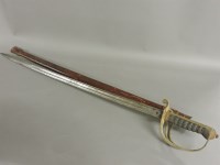 Lot 178 - A George V Royal Artillery dress sword