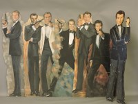 Lot 334 - Seven James Bond painted advertising boards