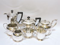 Lot 153 - A Mappin & Webb silver plated teaset