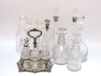 Lot 284 - A Victorian lead glass decanter