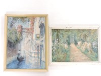 Lot 376 - Claude Marks (fl.1899-1915)
A VENETIAN CANAL;
A PATH IN A GARDEN
Two