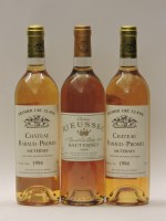 Lot 11 - Assorted Sauternes to include: Château Rabaud-Promis 1ere Cru Classé