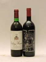 Lot 124 - Assorted to include one bottle each: Château Musar