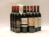 Lot 198 - Assorted 1998 Red Bordeaux to include three bottles each: Château Palmer