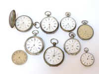 Lot 63 - A box of old pocket watches