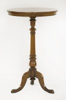 Lot 480 - A walnut lamp table