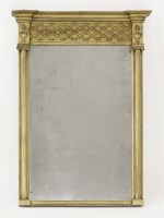 Lot 493 - An Edwardian giltwood pier glass