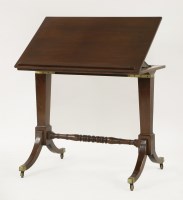 Lot 494 - A mahogany architect's table