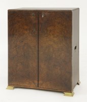 Lot 459 - A Victorian burr walnut collector's cabinet