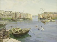 Lot 296 - Vernon Ward (1905-1985)
MOUSEHOLE HARBOUR
Signed l.r.