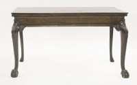 Lot 430 - A Queen Anne-style walnut side table