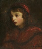 Lot 274 - Tom Mostyn (1864-1930)
A YOUNG GIRL