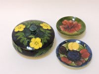 Lot 144 - A Moorcroft powder jar and cover