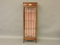 Lot 397 - An Edwardian display cabinet