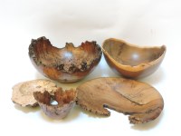 Lot 288 - A Nick Agar turned burr elm bowl