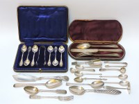 Lot 72 - Silver cutlery