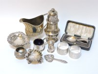 Lot 73 - A silver caster