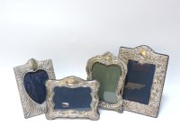 Lot 120 - Four silver photograph frames