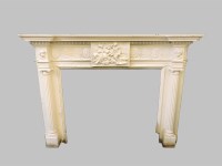 Lot 481A - A 19th century painted fire surround