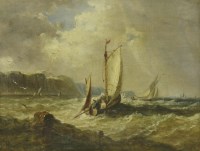 Lot 282 - John Moore of Ipswich (1820-1902)
FISHING OFF THE COAST
A pair